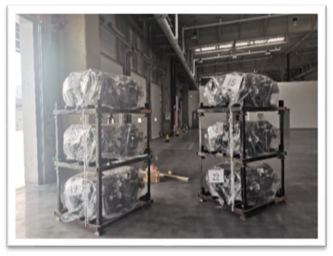 日本进口发动机入保税区完成检测