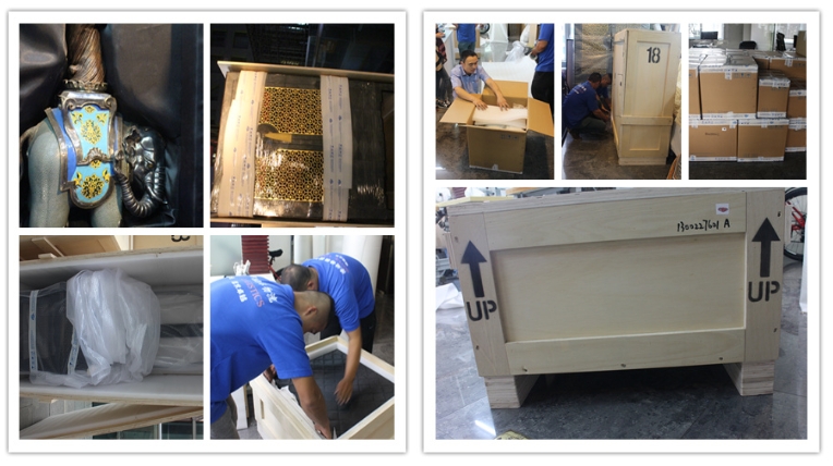 我司顺利完成出口泰国珍贵艺术品包装、清关项目