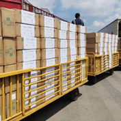 Export customs clearance and transportation of epidemic prevention materials